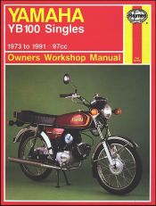 1973 - 1991 Yamaha YB100 Singles Haynes Repair Manual