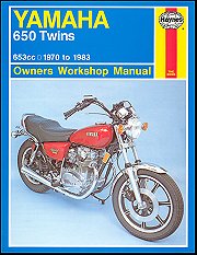 1970 - 1983 Yamaha SX/TX 650 Twin Haynes Repair Manual