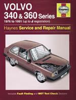 1976 - 1991 Volvo 340, 343, 345 and 360 Haynes Repair Manual 