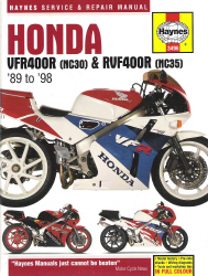1989 - 1998 Honda VFR400R & RVF400R Haynes Repair Manual
