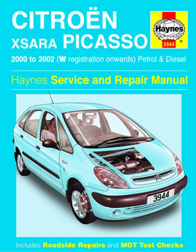 2000 - 2002 Citroen Xsara Picasso Gas/Diesel Haynes Repair Manual 