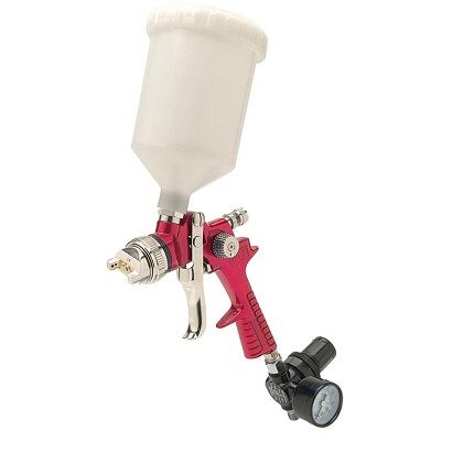 Titan 1.8mm HVLP Gravity Feed Spray Gun - Red Body