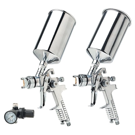 Titan 3-Piece Dual Setup HVLP Spray Gun Kit