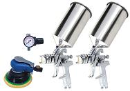 Titan 4pc. HVLP Dual Setup Spray Gun Kit HVLP Spray Gun Kit