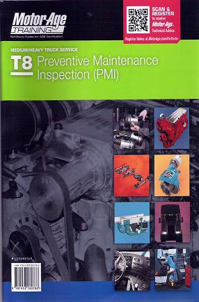 ASE T8 (Medium/Heavy Duty Truck) Preventative Maintenance MotorAge Test Prep Manual - Softcover