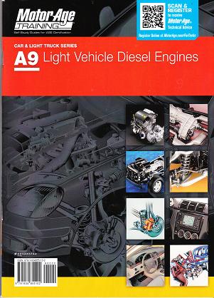 ASE A9, Light Vehicle Diesel Engines MotorAge Test Prep Manual - Softcover