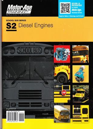 ASE S2 (School Bus) Diesel Engines MotorAge Test Prep Manual - Softcover