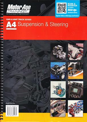 ASE A4, Automotive Suspension and Steering MotorAge Test Prep Manual - Softcover