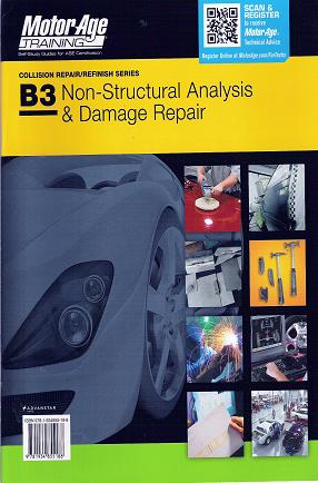 ASE B3 (Collision) Non-Structural Analysis and Damage Repair MotorAge Test Prep Manual - Softcover