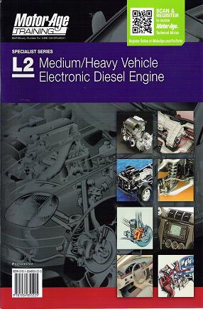 ASE L2 (Medium/Heavy Duty Truck) Electronic Diesel Engine MotorAge Test Prep Manual - Softcover