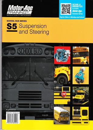 ASE S5 (School Bus) Suspension and Steering MotorAge Test Prep Manual - Softcover