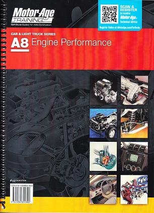 ASE A8, Automotive Engine Performance MotorAge Test Prep Manual - Softcover