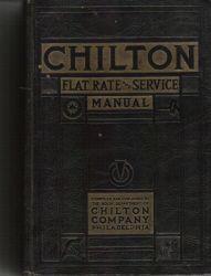 1936 - 1942 Chilton Flat Rate and Service Manual, 16th Edition