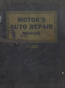 1953 - 1960 Motor's Auto Repair Manual