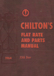 1955 - 1964 Chilton's Flat Rate and Parts Manual