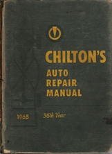 1957 - 1965 Chilton's Auto Repair Manual