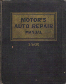 1958 - 1965 Motor's Auto Repair Manual