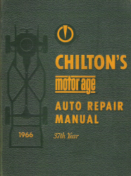1958 - 1966 Chilton Automotive Repair Manual