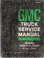 1967 GMC Truck Service Manual Series 1500 thru 3500