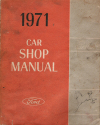 1971 Ford Pinto Shop Manual