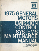 1975 GM Emission Control Systems Maintenance Manual