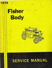 1975 General Motors Fisher Body Assembly Service Manual