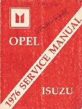 1976 Opel & Isuzu Factory Service Manual