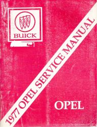1977 Opel Factory Service Manual