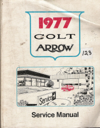 1977 Colt Arrow Service Manual