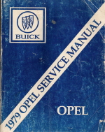 1979 Buick Opel Chassis Service Manual