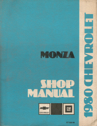 1980 Chevrolet Monza Shop Manual