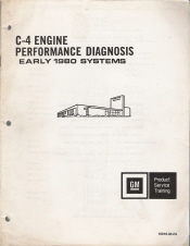 1980 GM C-4 Engine Performance Diagnosis Manual