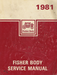 1981 General Motors Fisher Body Assembly Service Manual