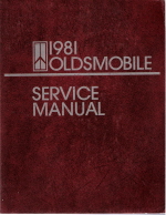 1981 Oldsmobile Chassis Service Manual