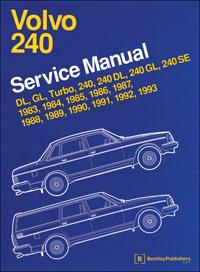 1983 - 1993 Volvo 240 Official Service Manual