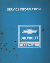 1983 Chevrolet Passenger Cars & Light Duty Trucks Powertrain Service Manual