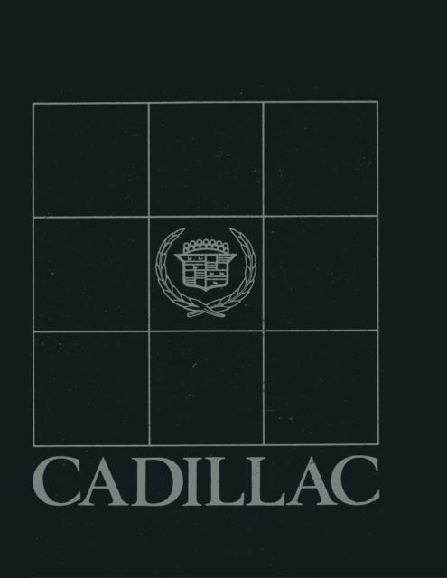 1984 Cadillac DeVille, Eldorado, Fleetwood & Seville Factory Service Manual