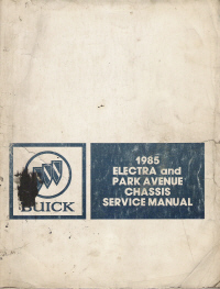 1985 Buick Electra and Park Avenue Chassis Service Manual