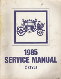 1985 General Motors C Body Fisher Body Assembly Service Manual