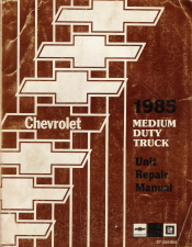 1985 Chevrolet Medium Duty Truck Unit Repair Manual