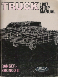 1987 Ford ranger maintenance manual #8