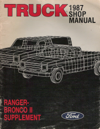 1987 Ford ranger owners manual #5