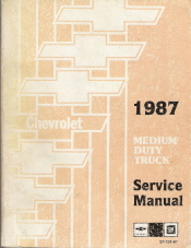 1987 Chevrolet Medium Duty Truck Factory Service Manual