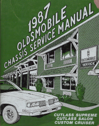 1987 Oldsmobile Factory Chassis Service Manual