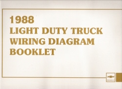 1988 Light Duty Truck Wiring Diagram Booklet