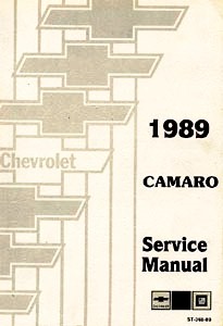 1989 Chevrolet Camaro Body, Chassis & Drivetrain Shop Manual