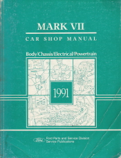 1991 Lincoln Mark VII Shop Manual