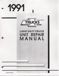 1991 Chevrolet Light Duty Truck Unit Repair Manual