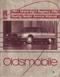 1991 Oldsmobile Ninety Eight Regency Elite / Touring Sedan Factory Service Manual