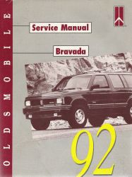 1992 Oldsmobile Bravada Factory Service Manual